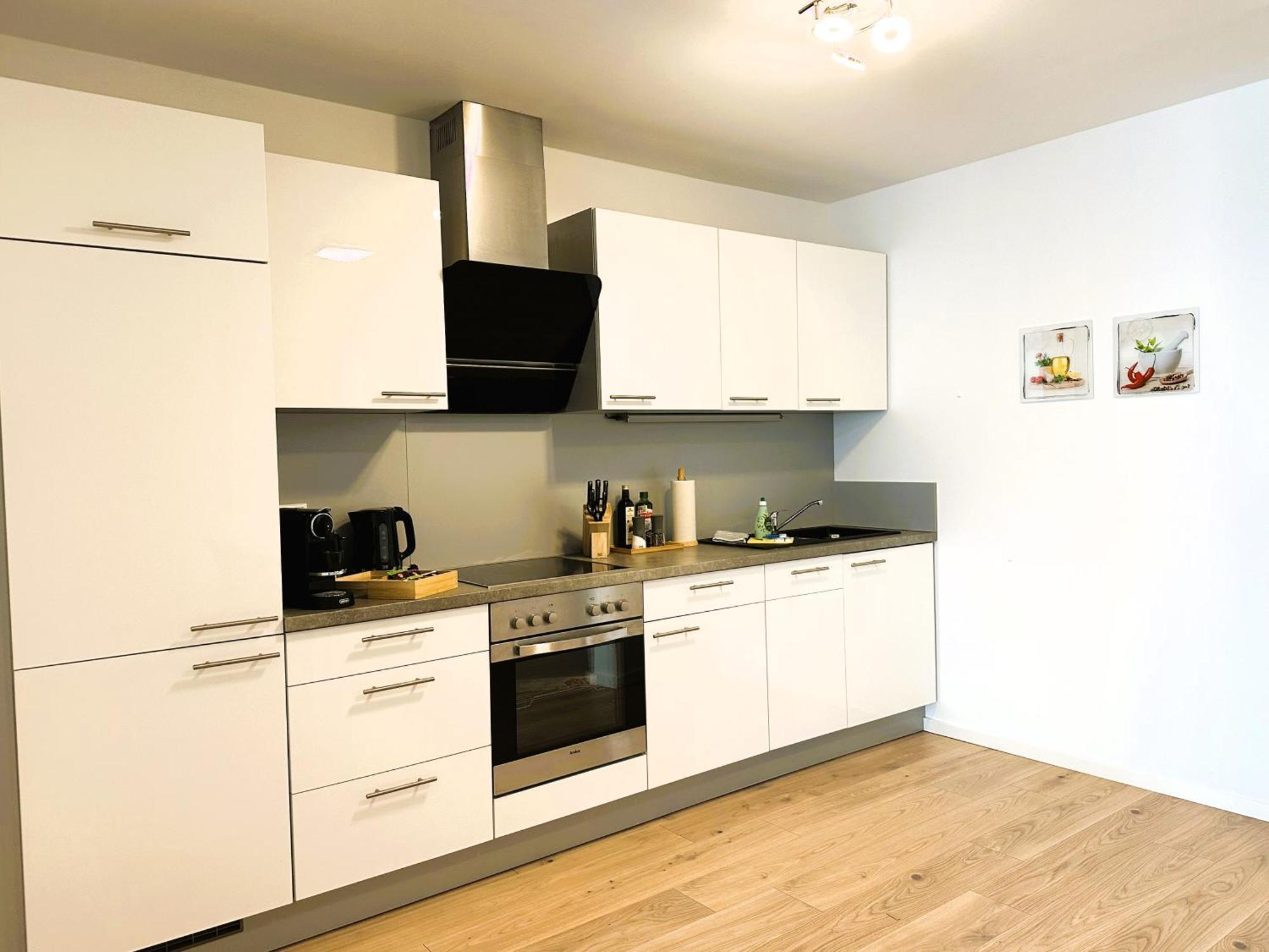 Bohnapartments - Nordkap-Suiten - Gratis Parkplatz - Moderner Neubau - Erdgeschoss - Fussbodenheizung Erfurt Luaran gambar
