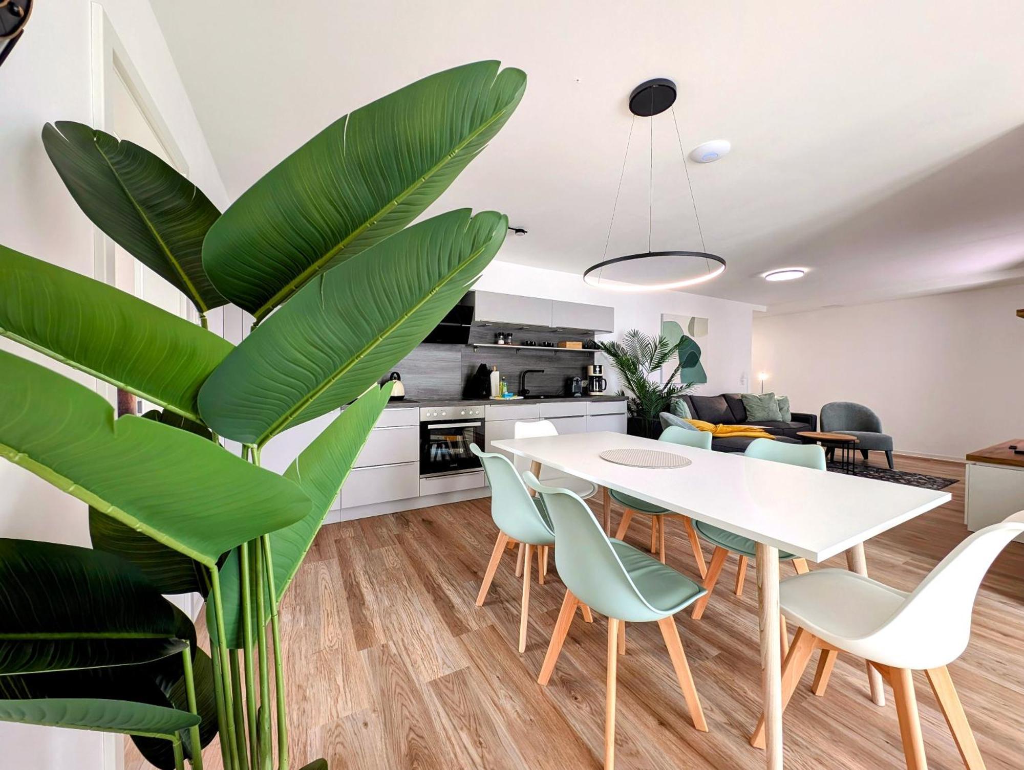 Bohnapartments - Nordkap-Suiten - Gratis Parkplatz - Moderner Neubau - Erdgeschoss - Fussbodenheizung Erfurt Luaran gambar