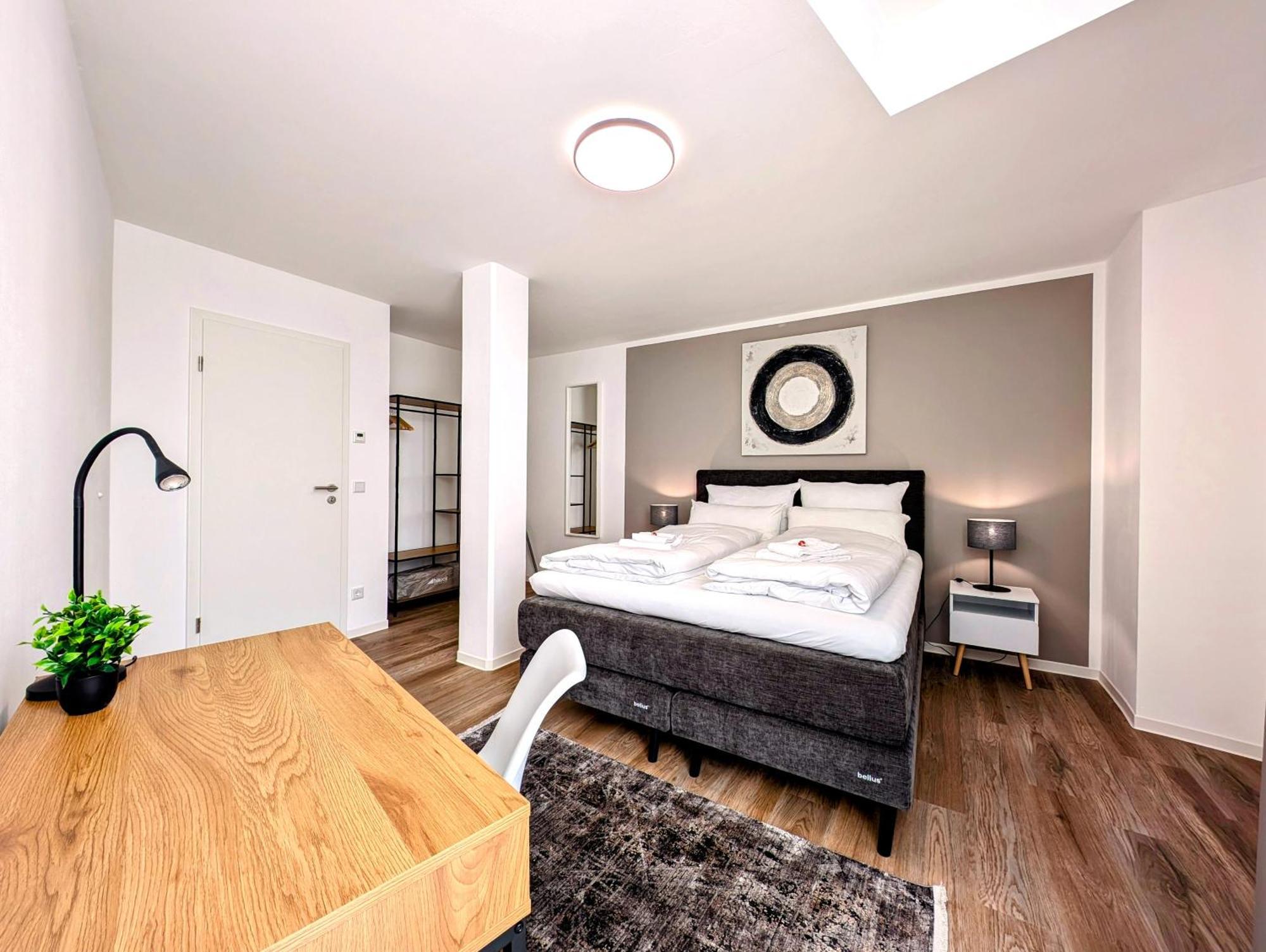 Bohnapartments - Nordkap-Suiten - Gratis Parkplatz - Moderner Neubau - Erdgeschoss - Fussbodenheizung Erfurt Luaran gambar