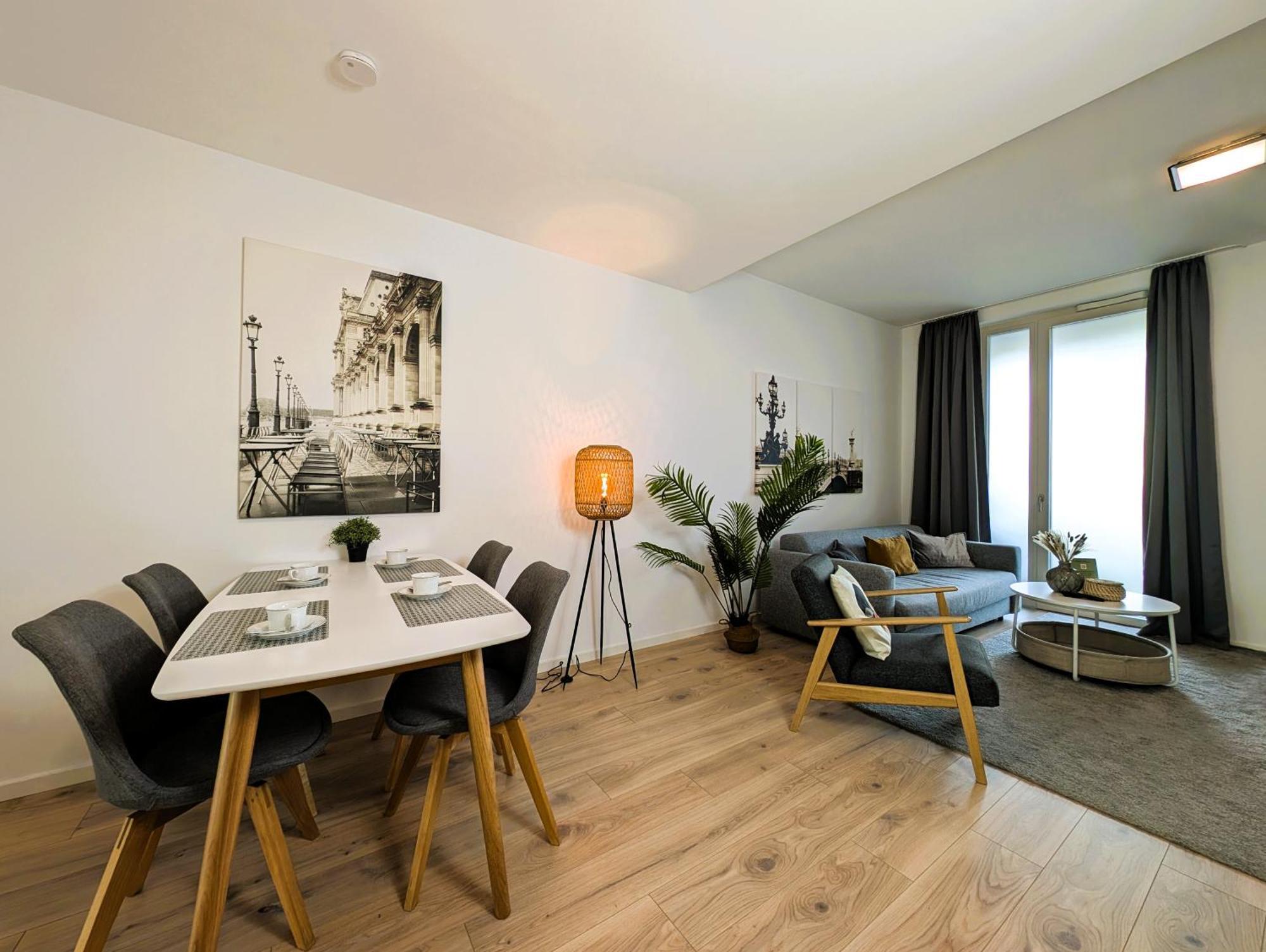 Bohnapartments - Nordkap-Suiten - Gratis Parkplatz - Moderner Neubau - Erdgeschoss - Fussbodenheizung Erfurt Luaran gambar